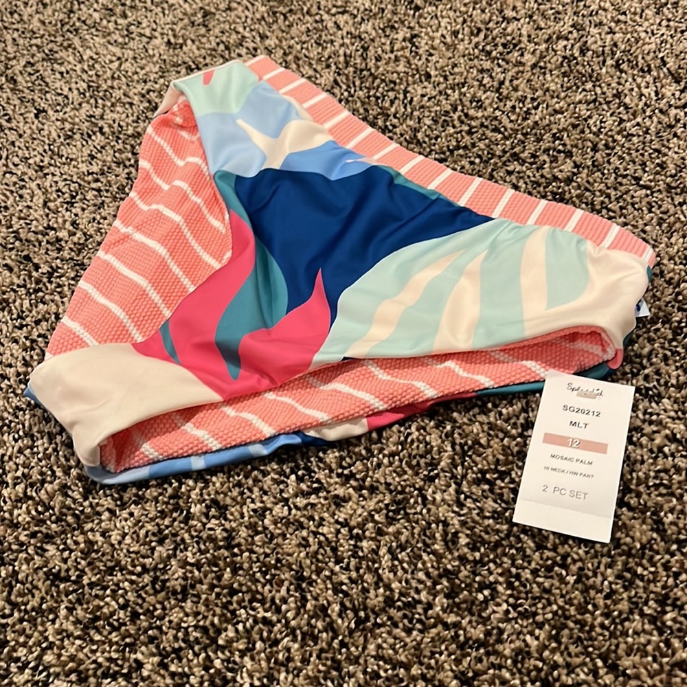 Splendid Mosaic Palm Girls Bikini Bottom, NWT - Picture 2 of 5